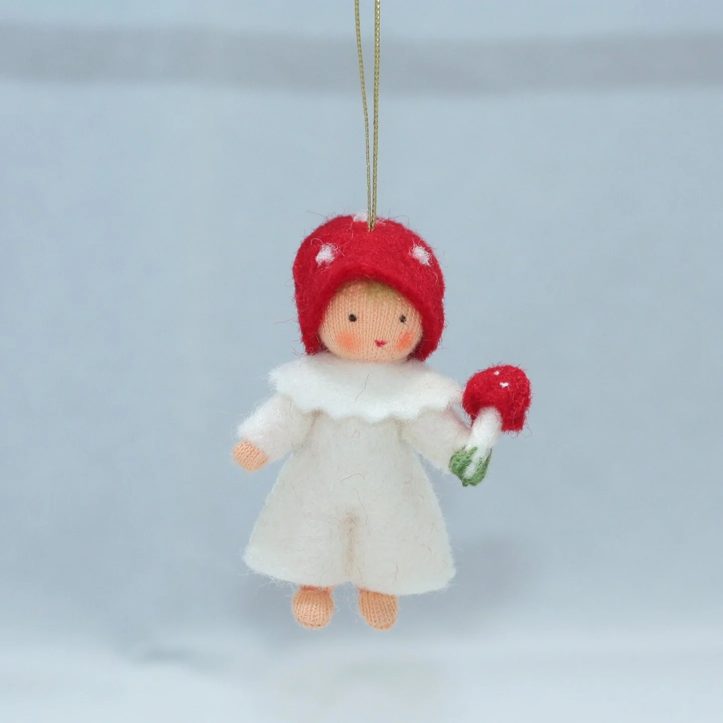 Mushroom Baby Ornament