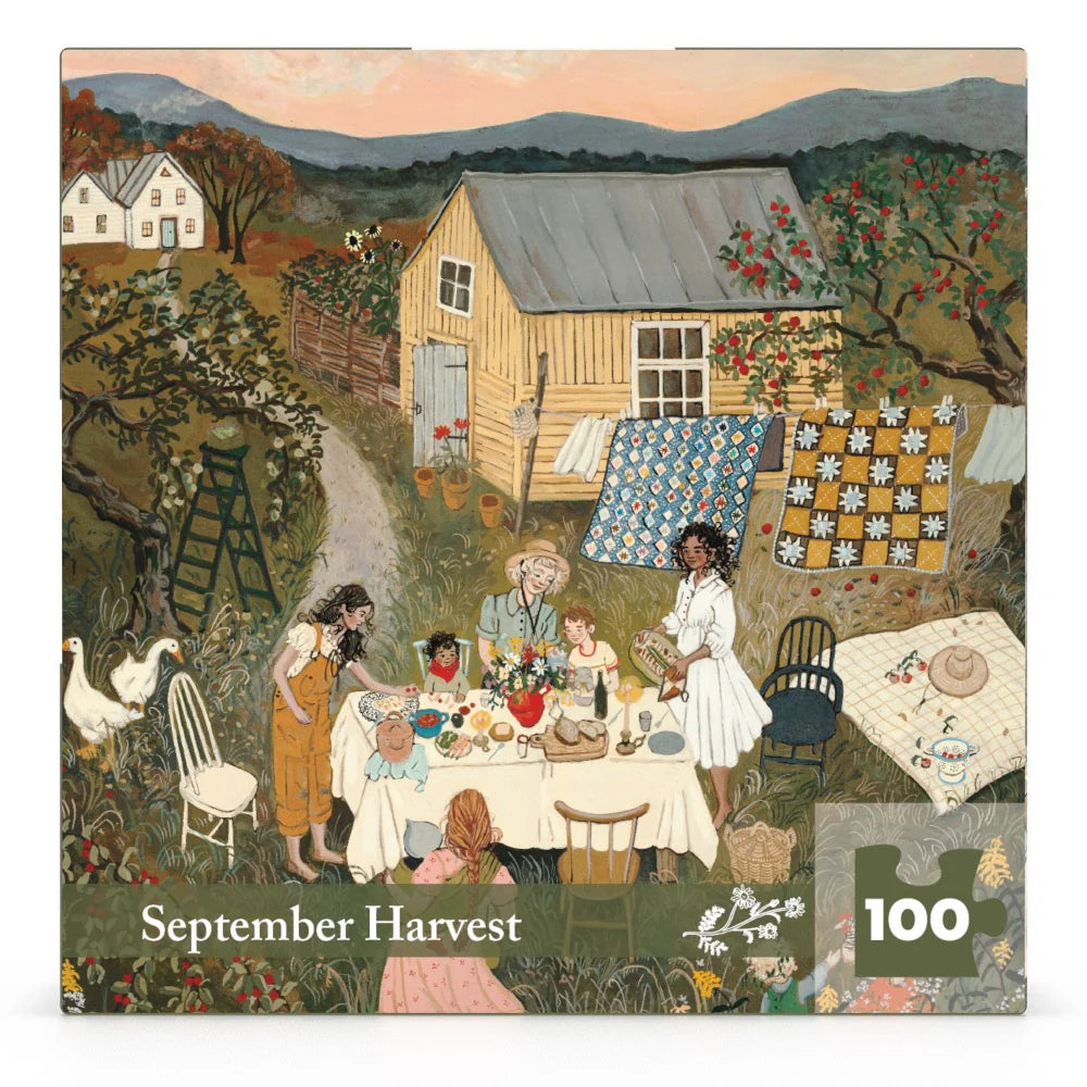 New York Puzzle Company - September Harvest 100-Piece Mini Puzzle