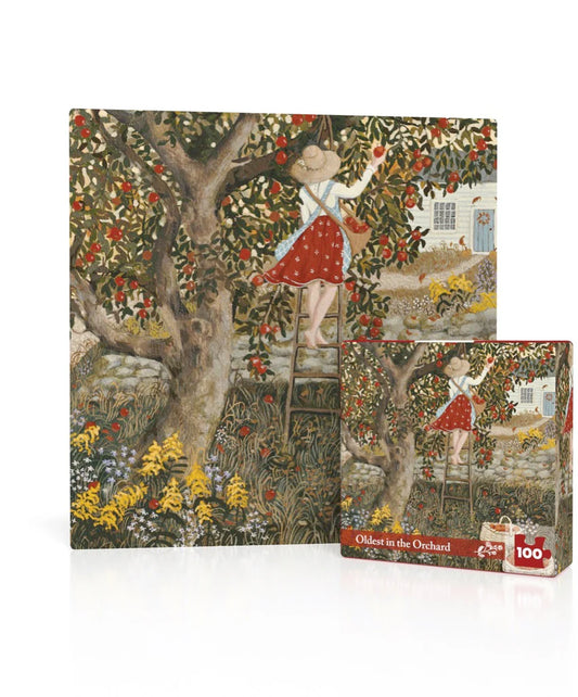 New York Puzzle Company - Oldest in the Orchard 100-Piece Mini Puzzle