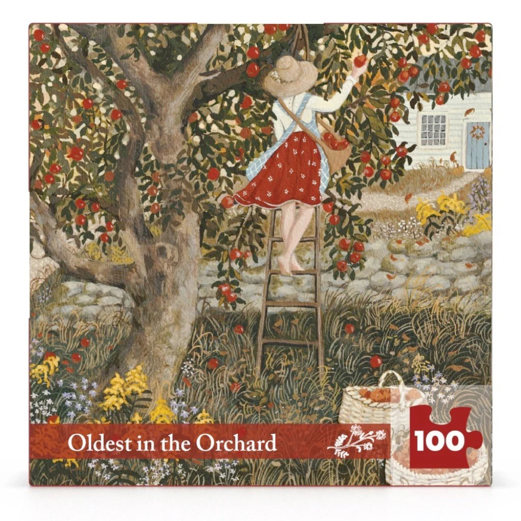 New York Puzzle Company - Oldest in the Orchard 100-Piece Mini Puzzle