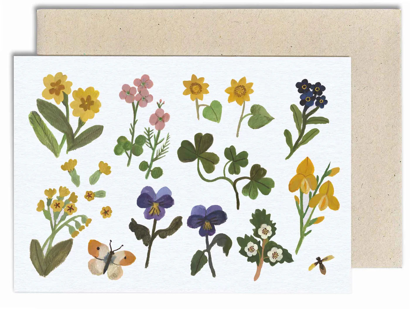 Gemma Koomen Spring Flowers Greeting Card