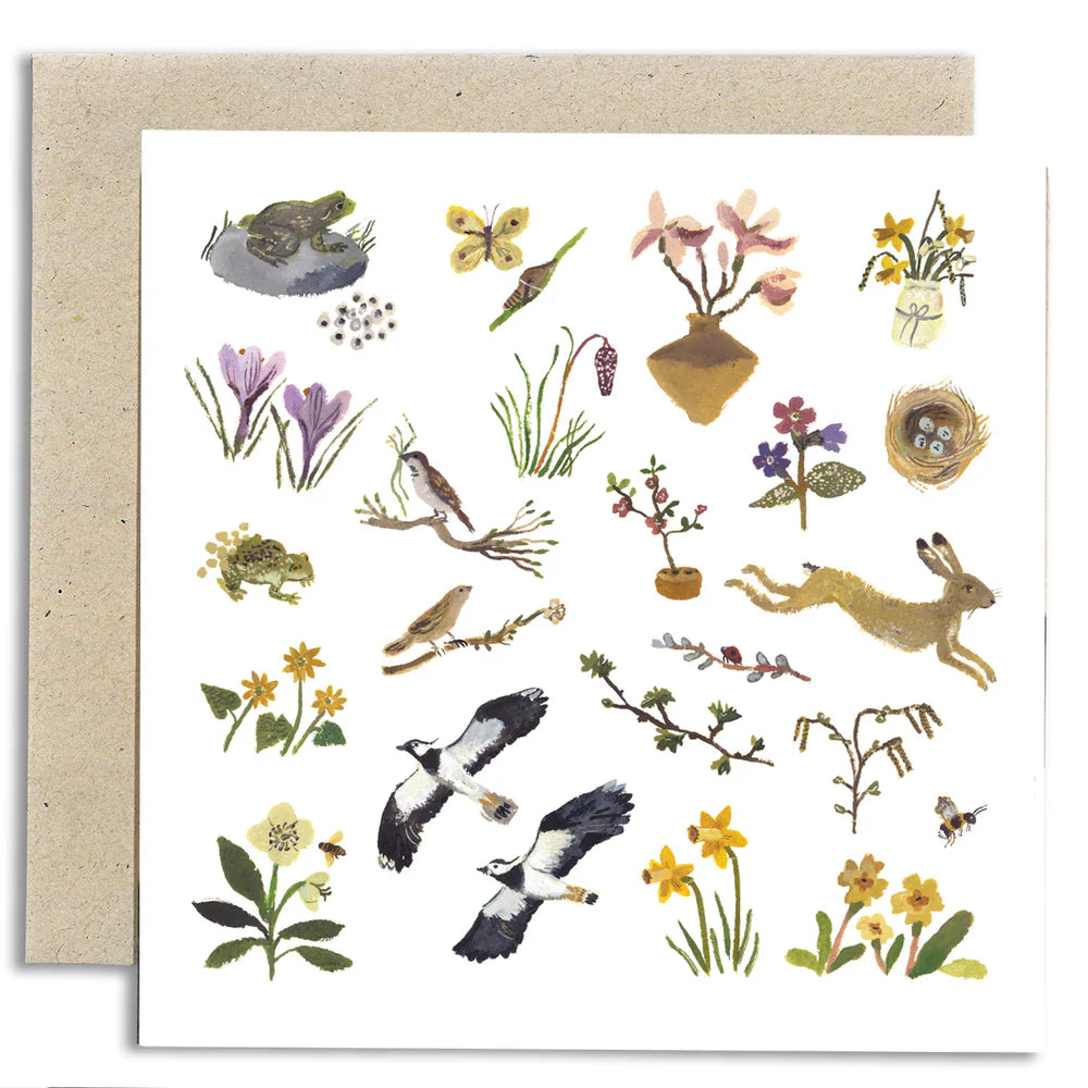 Gemma Koomen Signs of Spring Greeting Card
