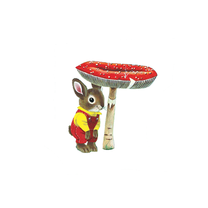 Tattly Toadstool Bunny by Richard Scarry Tattoo