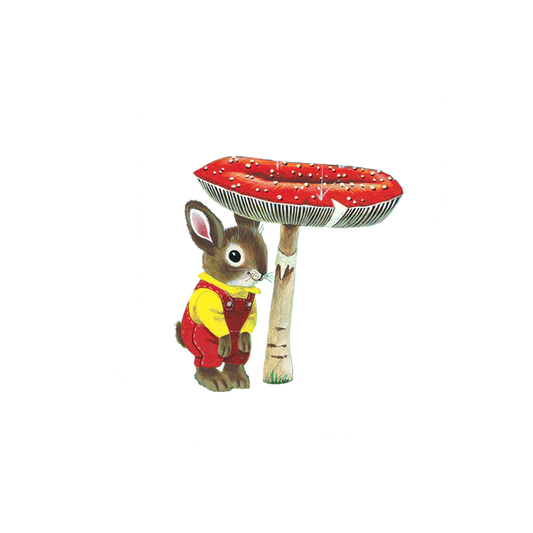 Tattly Toadstool Bunny by Richard Scarry Tattoo