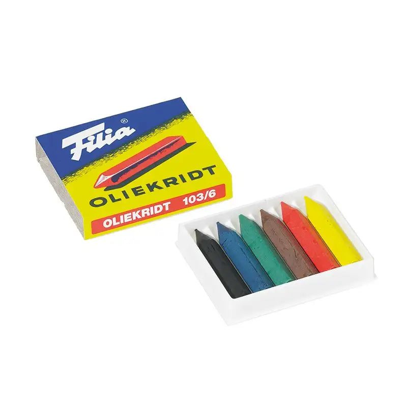 Filia Oil Crayons 6 Assorted Colors