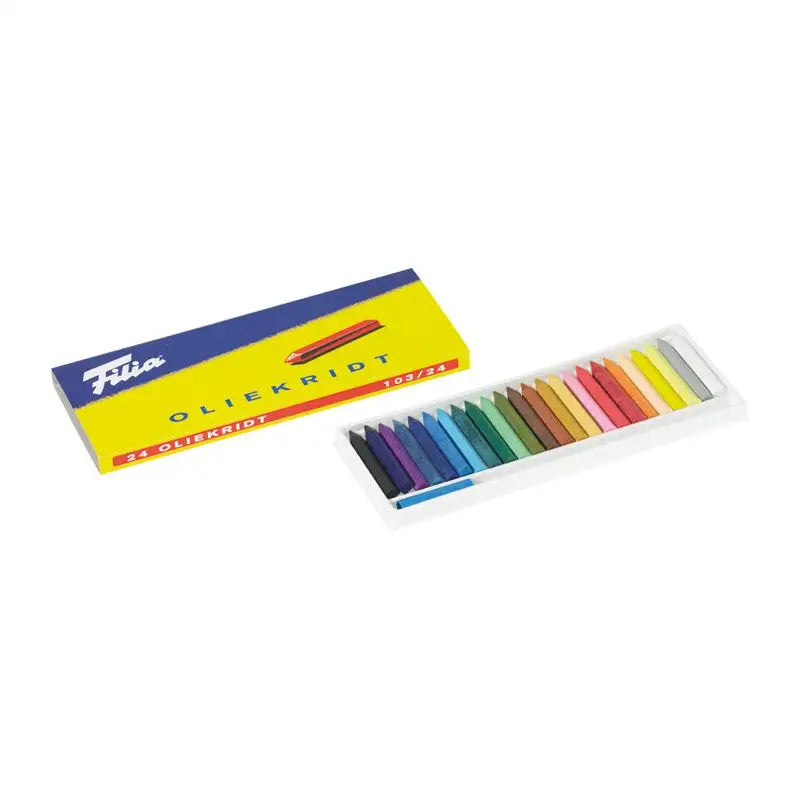 Filia Oil Crayons 24 Assorted Colors