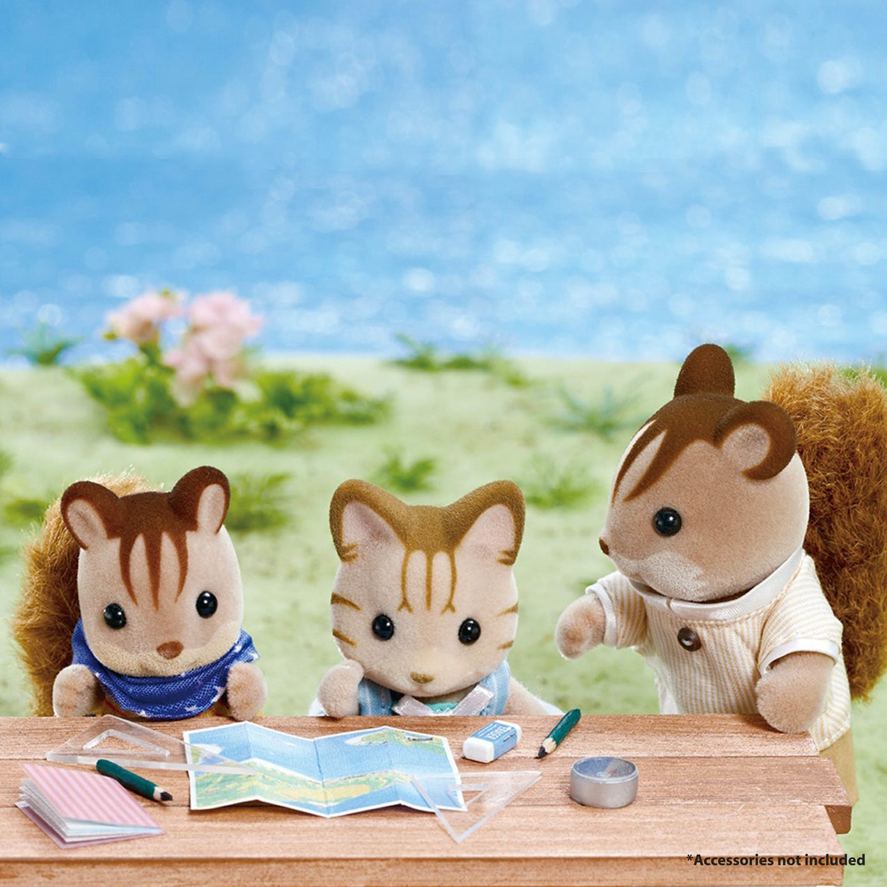 Calico Critters Chipmunk/Squirrel Family