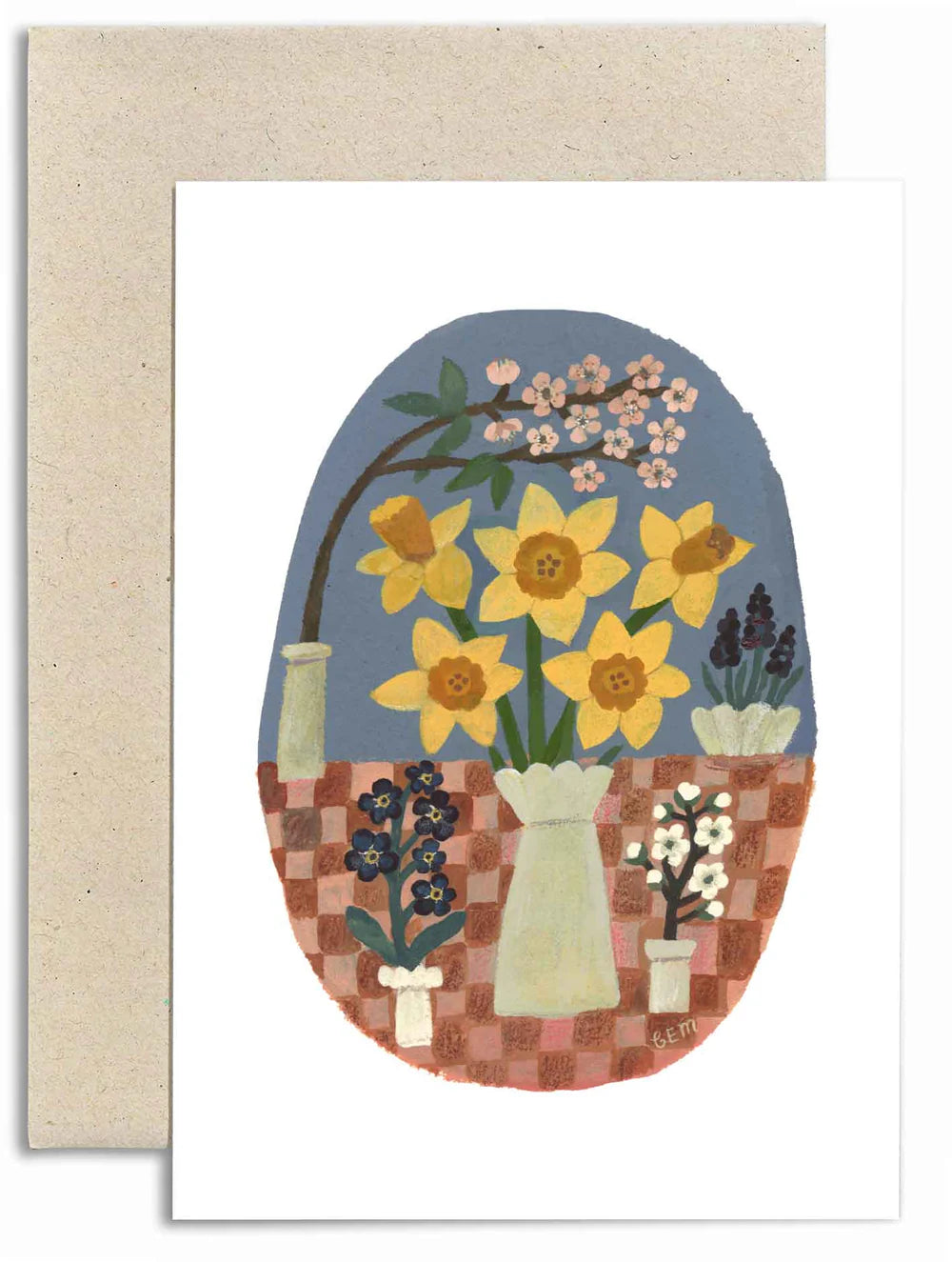 Gemma Koomen Daffodils on the Table Greeting Card