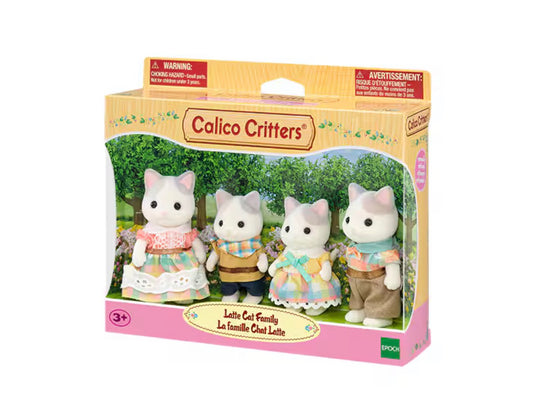 Calico Critters Latte Cat Family