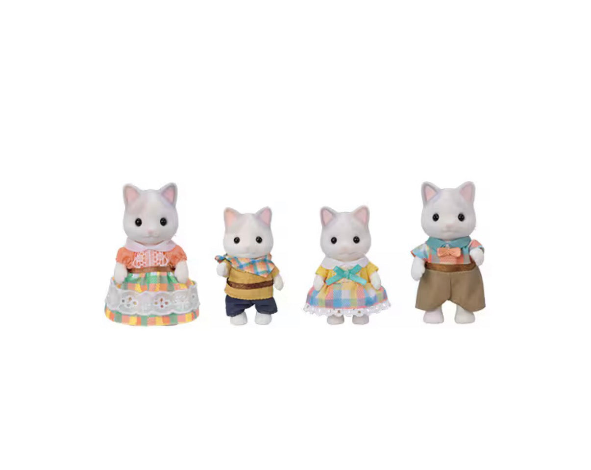 Calico Critters Latte Cat Family