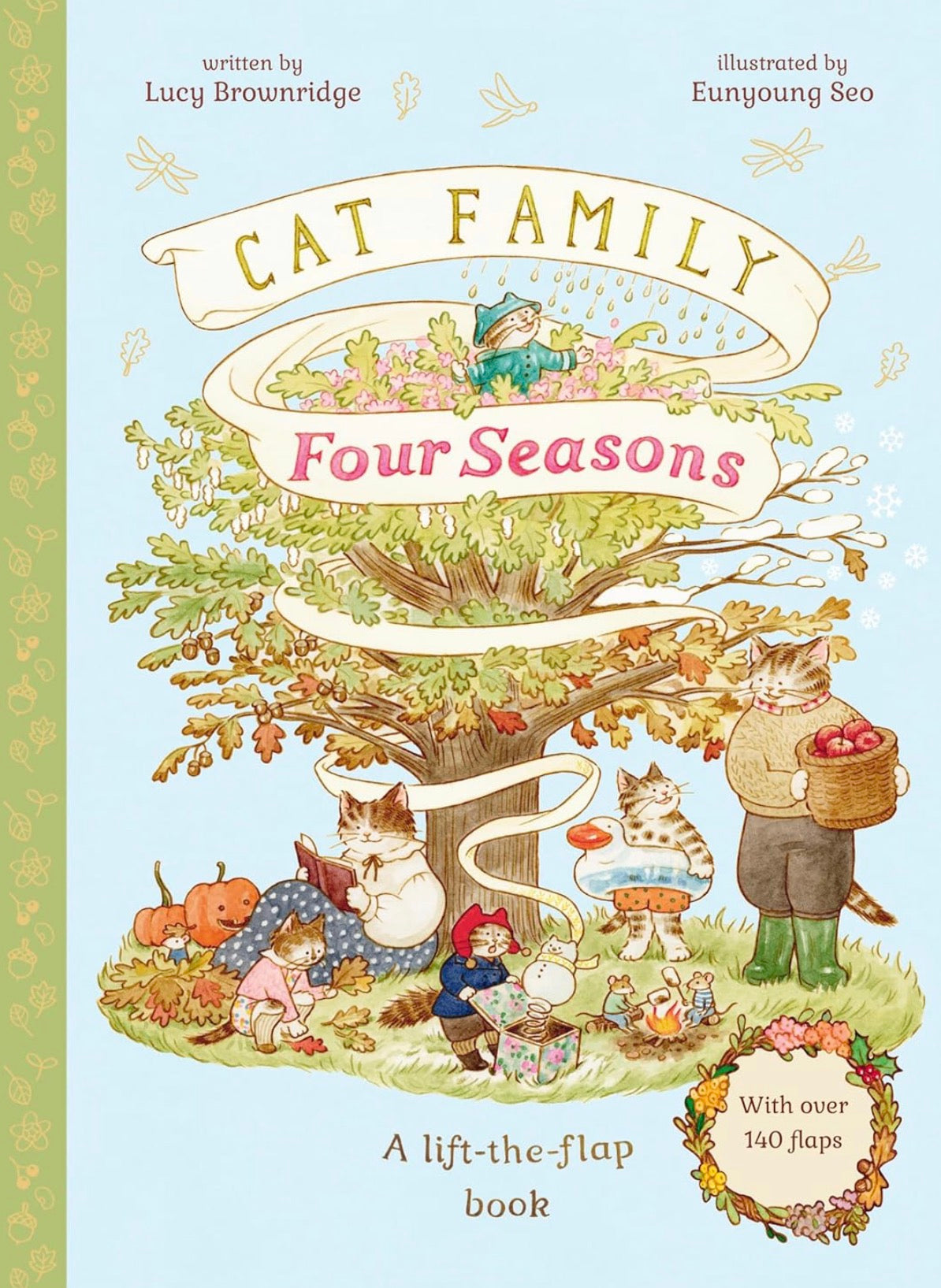 Cat Family Four Seasons