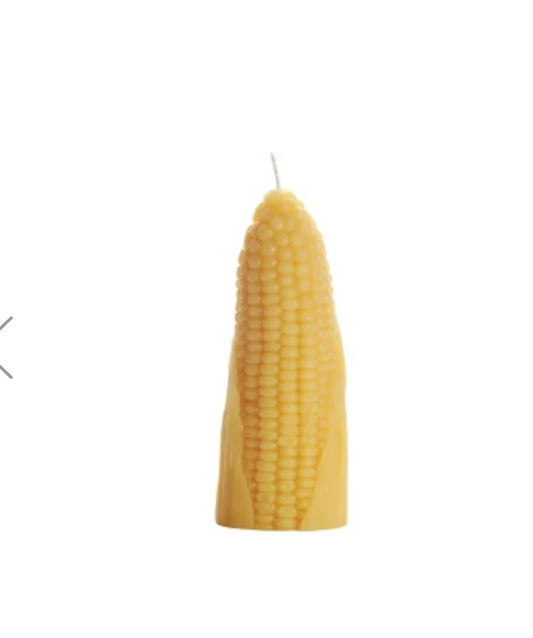 Pure Beeswax Corn Cob Harvest Candle 2” x 5”