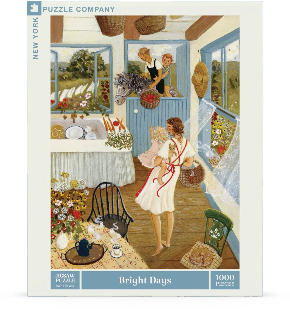 NY Puzzle Company Bright Days 1000 Piece Puzzle