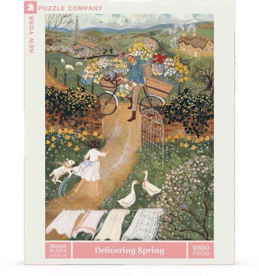 NY Puzzle Company Delivering Spring 1000 Piece Puzzle