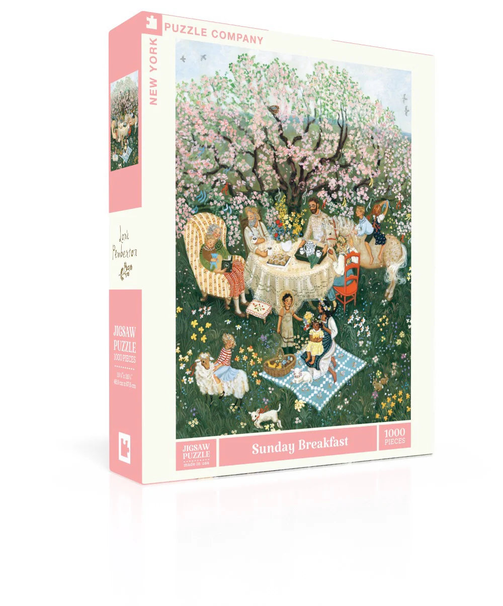 NY Puzzle Company Sunday Breakfast 1000 Piece Puzzle