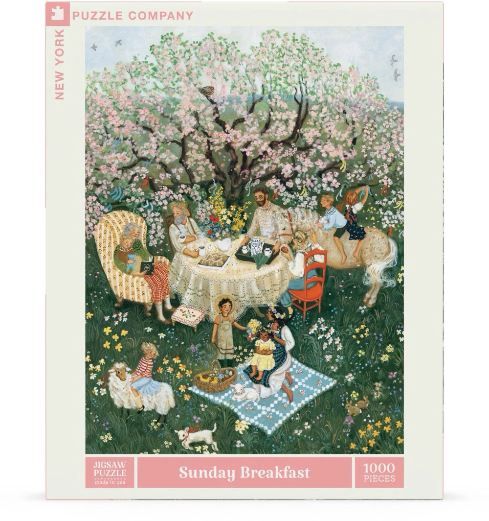 NY Puzzle Company Sunday Breakfast 1000 Piece Puzzle