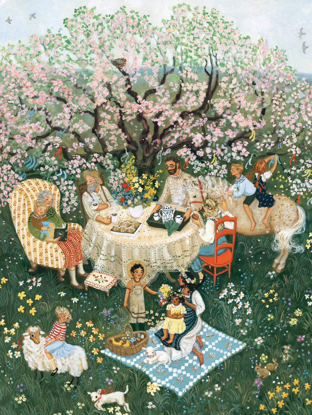 NY Puzzle Company Sunday Breakfast 1000 Piece Puzzle