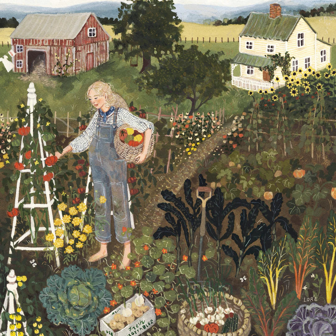 NY Puzzle Company Market Gardener 100 Piece Puzzle