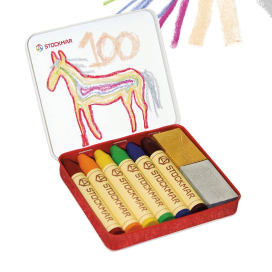 Stockmar Rainbow Edition Wax Crayons - Assorted Colors