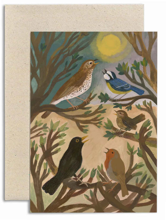 Gemma Koomen Dawn Chorus Greeting Card