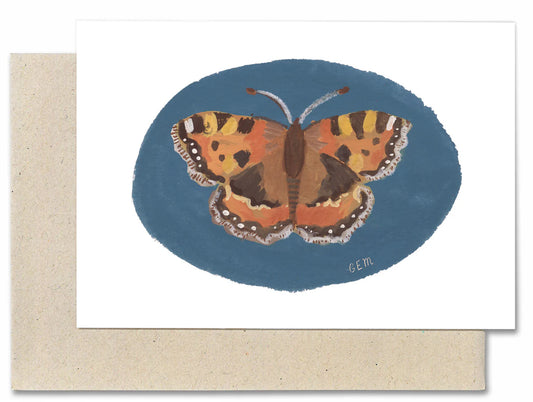 Gemma Koomen Small Tortoiseshell Butterfly Greeting Card