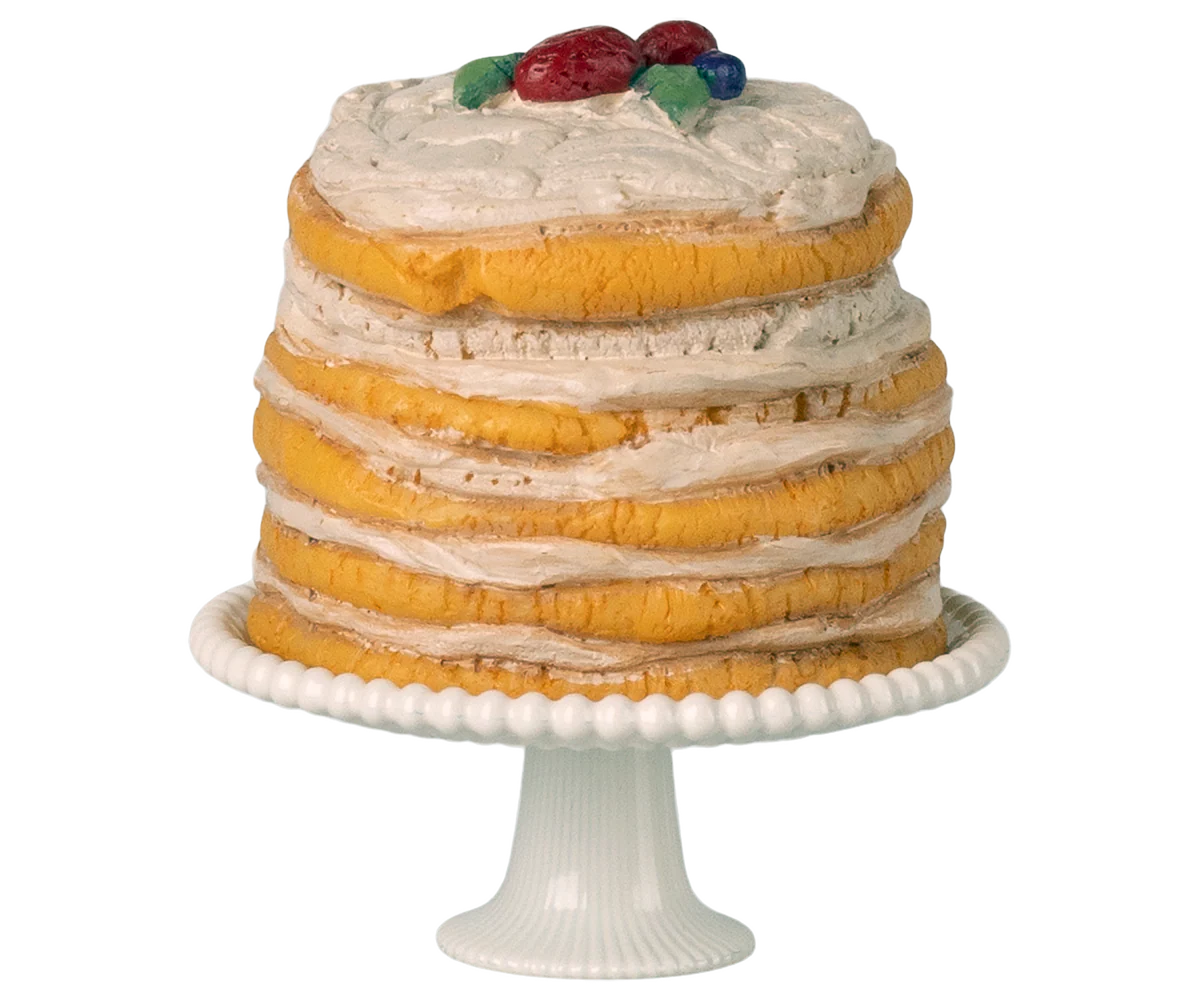 Maileg Mouse Party Cake and Cake Stand
