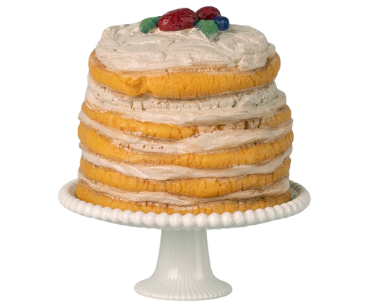Maileg Mouse Party Cake and Cake Stand