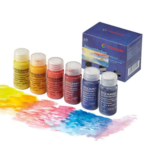 Stockmar Watercolour Paint Set 20 ml Basic Colors Box of 6