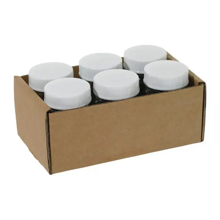 Small Glass Jars for Watercolour Paints Set of 6