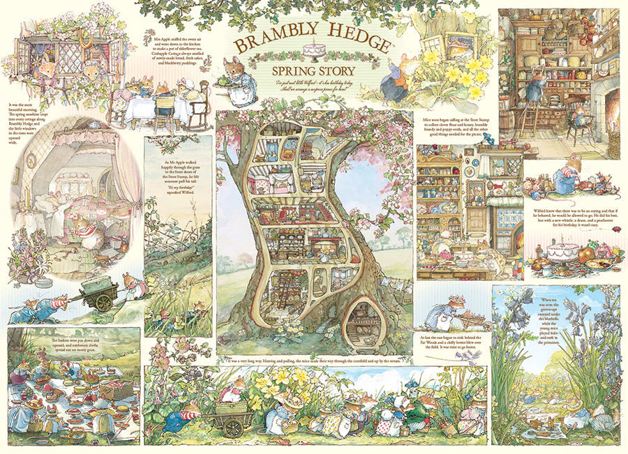Brambly Hedge Spring Story 1000 Piece Puzzle by Cobble Hill