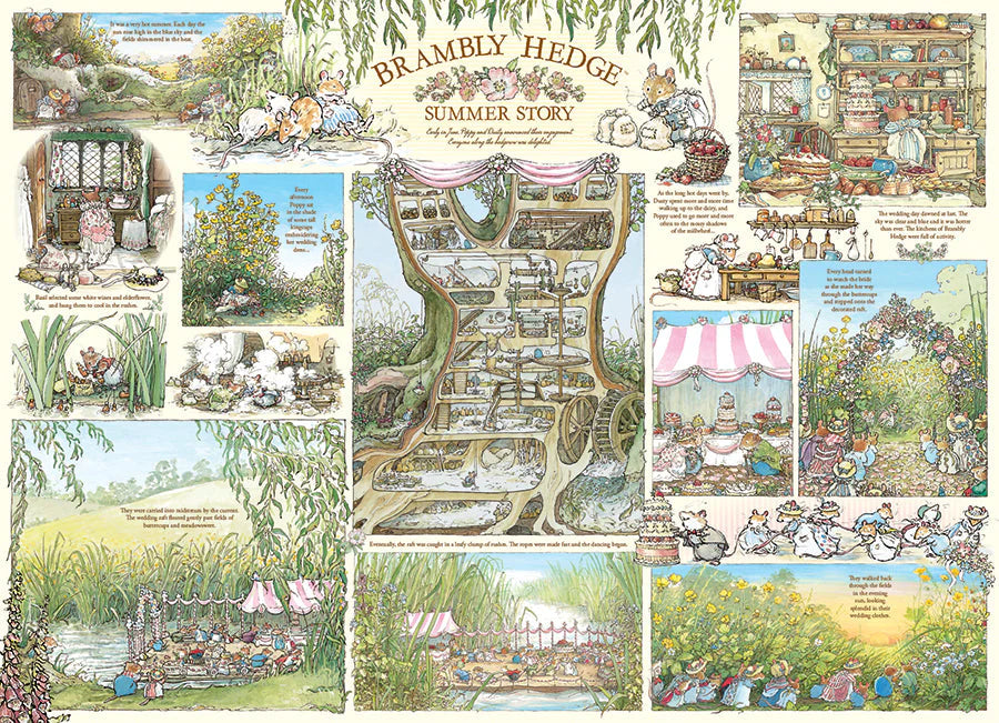 Brambly Hedge Summer Story 1000 Piece Puzzle by Cobble Hill
