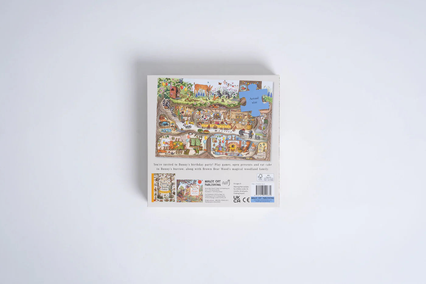 Brown Bear Wood Bunny’s Birthday Party 100 Piece Puzzle