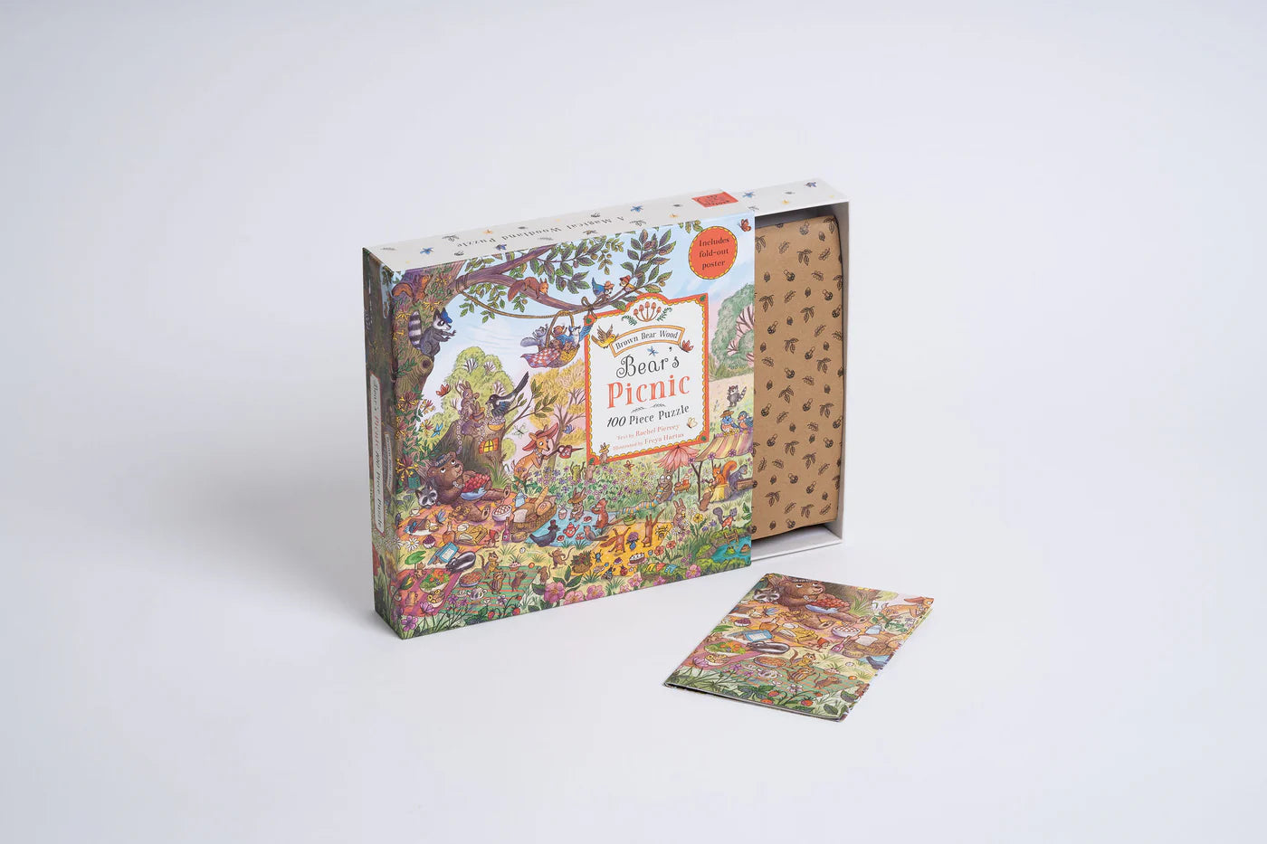 Brown Bear Wood Brown Bears Picnic 100 Piece Puzzle