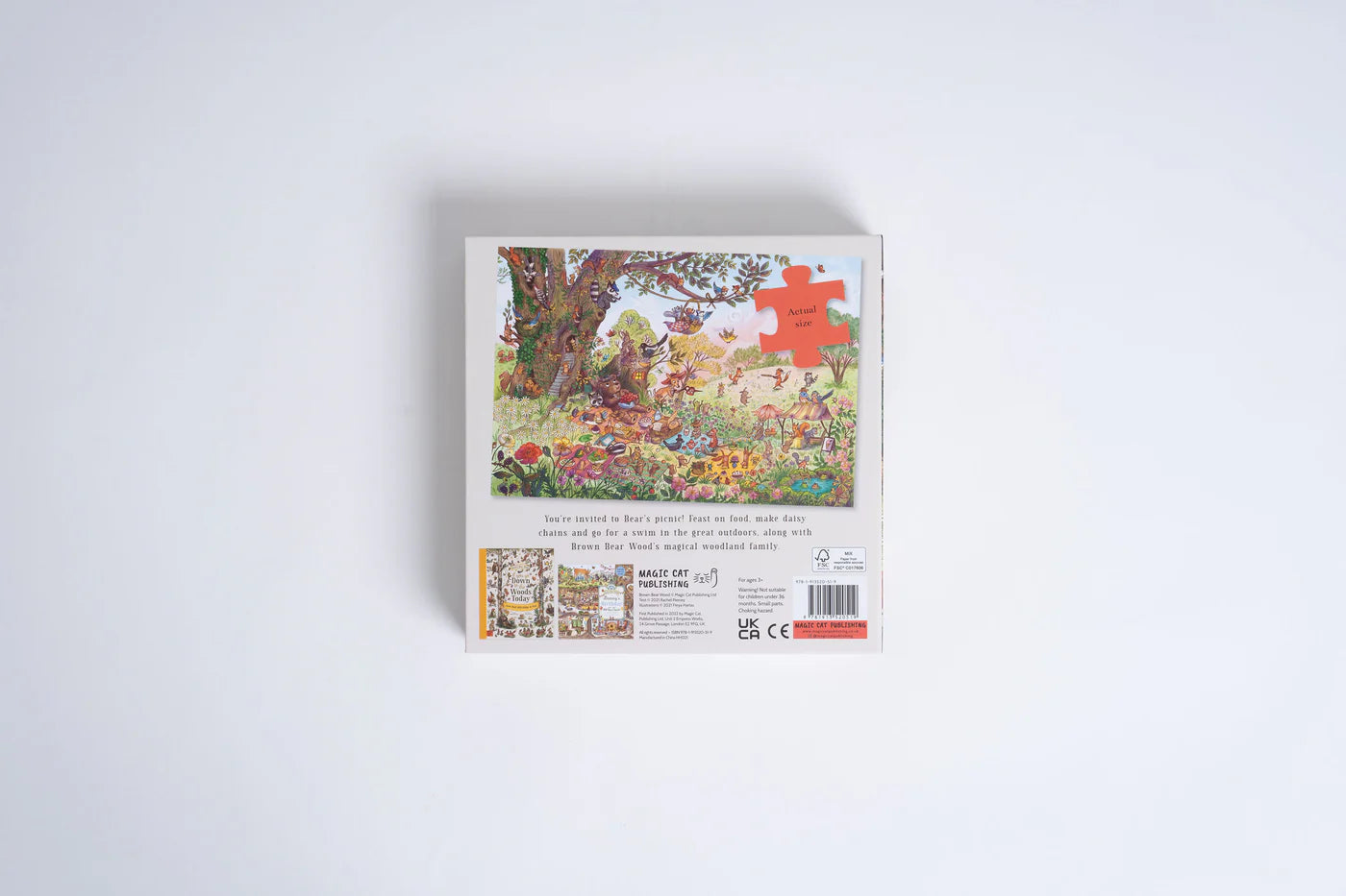 Brown Bear Wood Brown Bears Picnic 100 Piece Puzzle