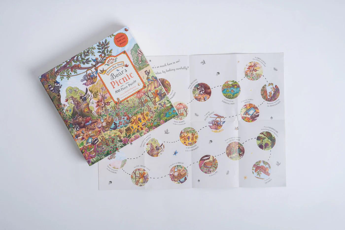 Brown Bear Wood Brown Bears Picnic 100 Piece Puzzle