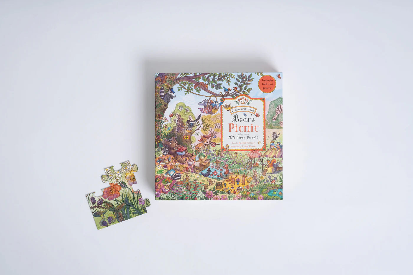 Brown Bear Wood Brown Bears Picnic 100 Piece Puzzle