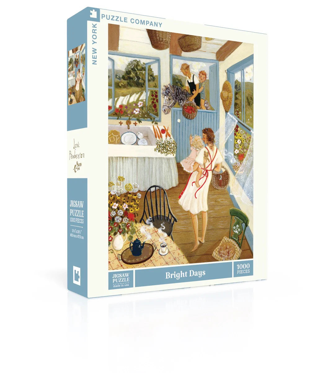 NY Puzzle Company Bright Days 1000 Piece Puzzle