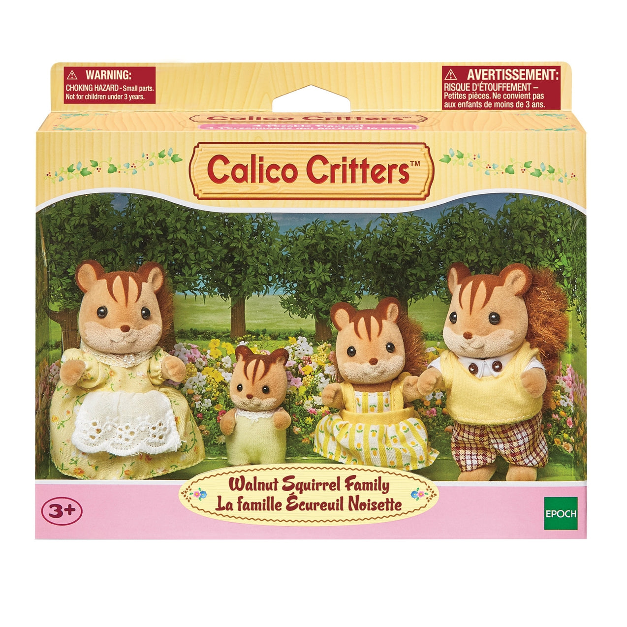 Calico Critters Chipmunk/Squirrel Family